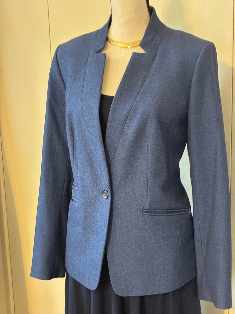 Talbots Modern Collar Blazer - Picture 12 of 13